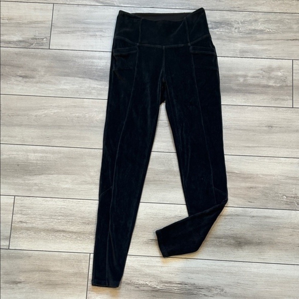 Athleta Womens Cord Metro Leggings XS petite dark gray